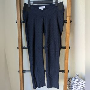 Margaret M Women's Maternity Navy Jacquard Pants - Size M